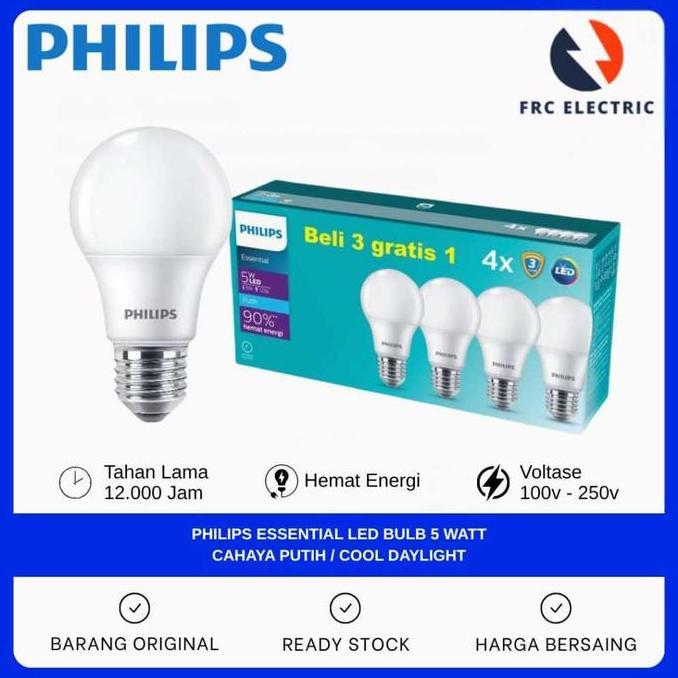 PROMO TERBATAS LAMPU LED PHILIPS - LAMPU PHILIPS - LAMPU BULB -  LAMPU LED - BOHLAM PHILIPS - LAMPU 