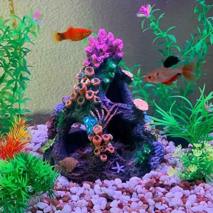 Readyy Stok Goa terumbu karang, goa karang, gowa karang, hiasan goa karang, hiasan goa terumbu karan