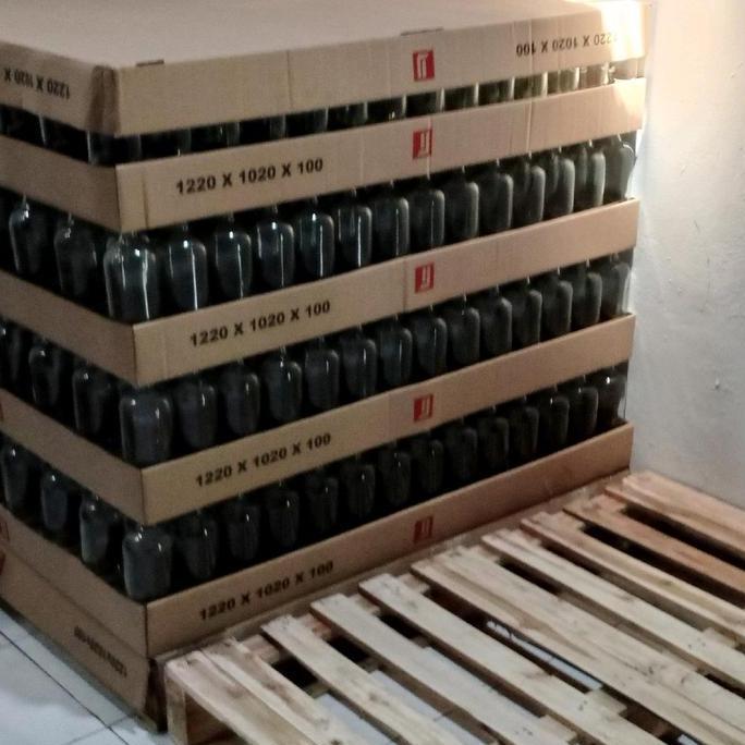 Savefk- Botol Bensin Eceran Ukuran 1 Liter ( Isi 10 Botol Dan Tutup) Kaca