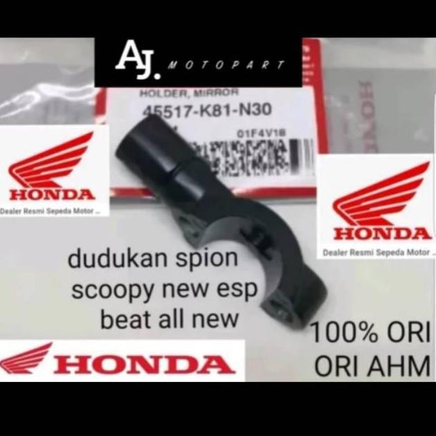 DUDUKAN SPION BEAT/SCOOPY ALL NEW ORI AHM GARANSI