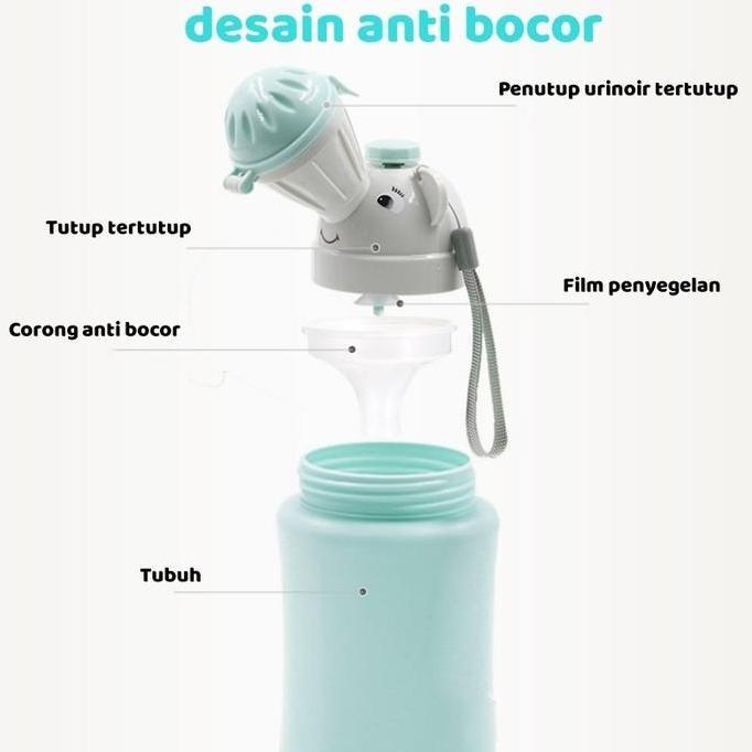 LOANHERCH Urinoir perjalanan/urino/pispot urinoir/portabel perjalanan/pispot anak anti bocor dan ant