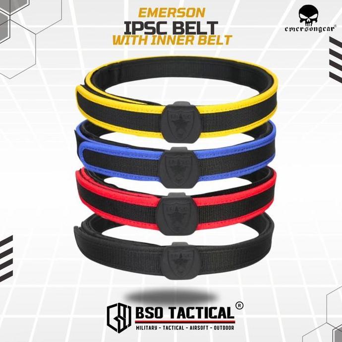 Ikat Pinggang Tactical IPSC Belt Adjustable Double Belt Inner Outer