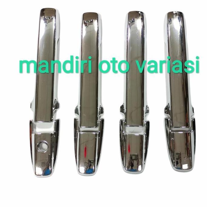ASLI COVER HANDLE PEGANGAN PINTU HONDA BRIO CROME OUTER HANDLE PINTU MOBIL