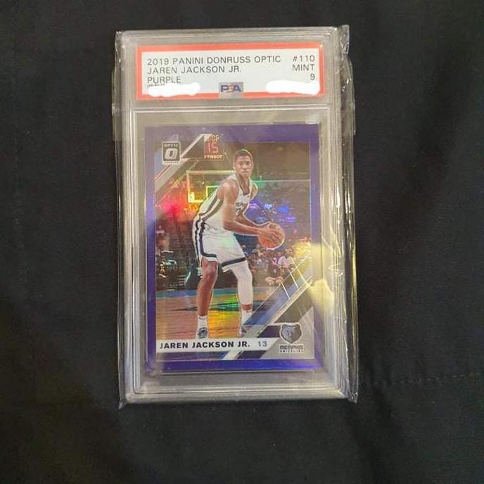Kartu NBA Jaren Jackson Jr. Purple Optic 2016 PSA 9