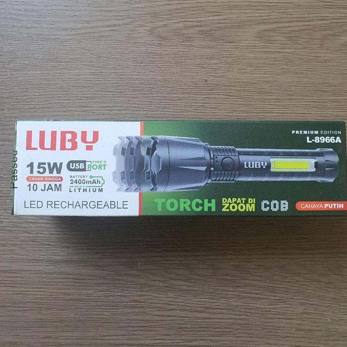 TERMURAH - Luby LED Rechargeable L-8966A