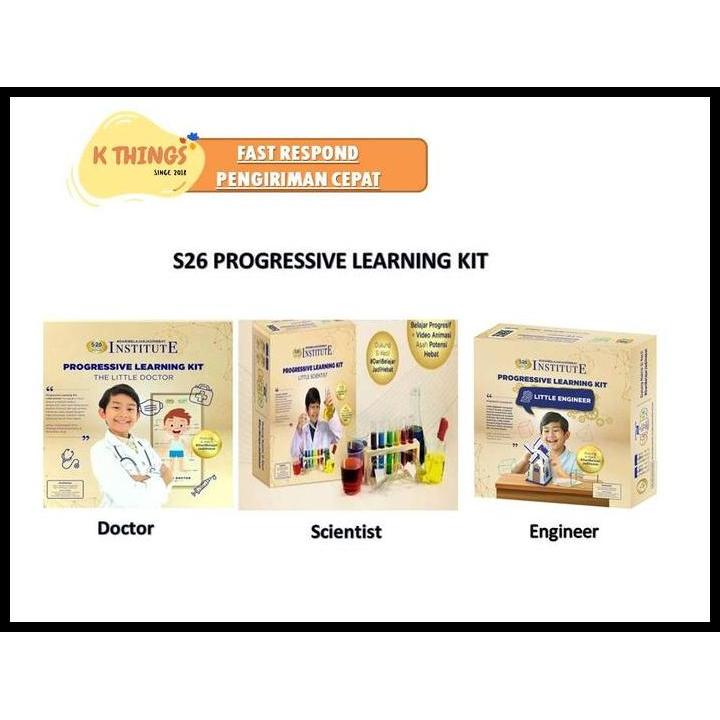 S26 Progressive Learning Kit Little Scientist Mainan Edukasi Anak 5Th 100% Original