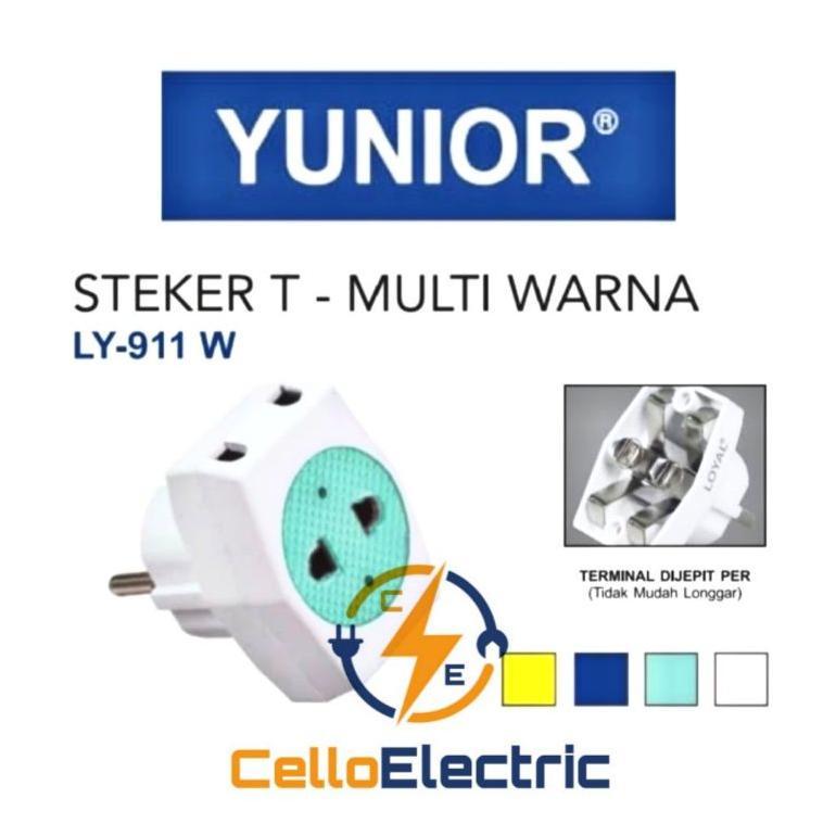 Steker T Multi Loyal 911w LY 917 / T Listrik Warna / T Arde Loyal Steker Listrik