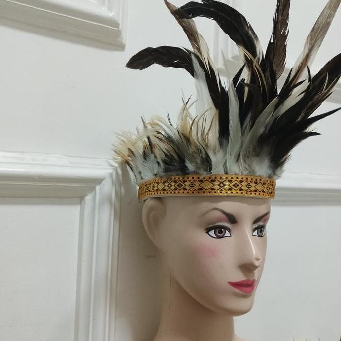 Bando bulu bulu // aksesoris kepala