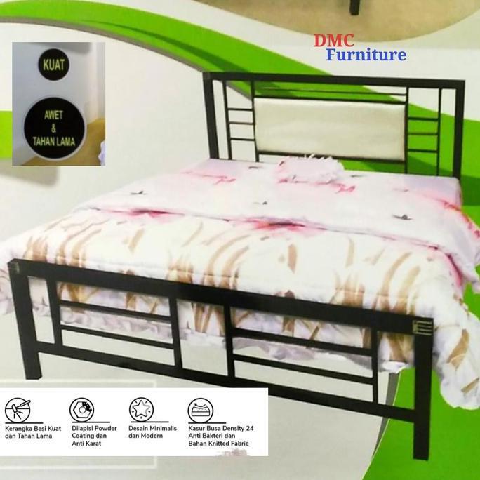 Ranjang Besi Minimalis 160x200 Divan kasur Besi
