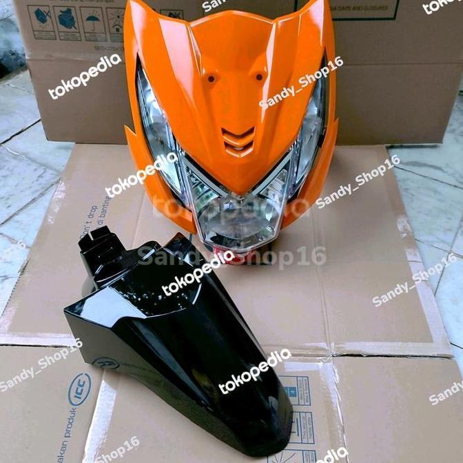 TAMENG DEPAN SET REFLEKTOR LAMPU + SPAKBOR DEPAN BEAT FI 2013