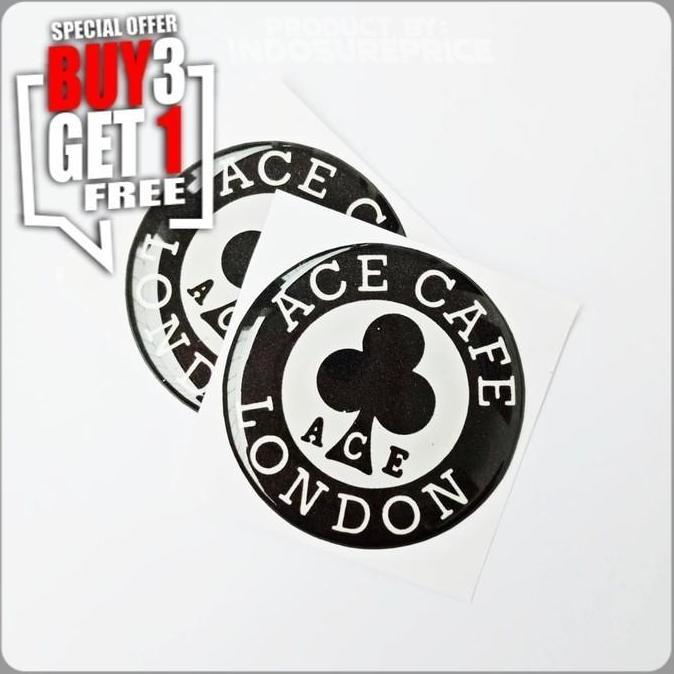 STICKER STIKER TIMBUL EMBLEM ACE CAFE LONDON