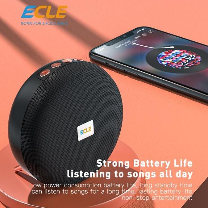 ECLE BS-36D Speaker Bluetooth Wireless Led Portabel Speaker Super