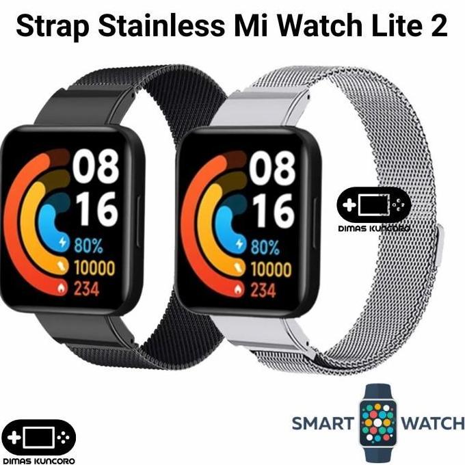 Strap Stainless Mi Watch Lite 2 tali jam steel metal xiaomi redmi watch 2 lite 2