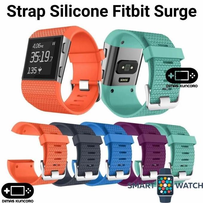 Strap Silicone Fitbit Surge Silicon Tali Jam Karet Smartwatch