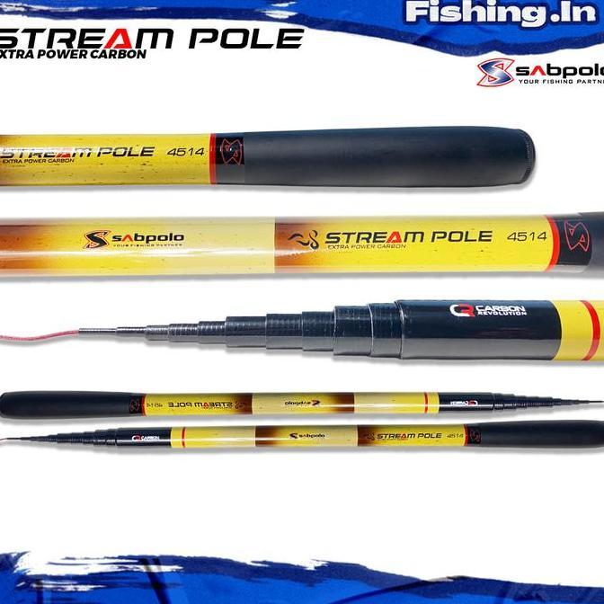 Joran Tegek Sabpolo Stream Pole 180-450cm Carbon Action Medium