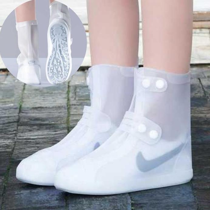 RAIN COVER SEPATU BUNGKUS JAS HUJAN PELINDUNG KAKI SEPATU ANTI BASAH READY STOCK