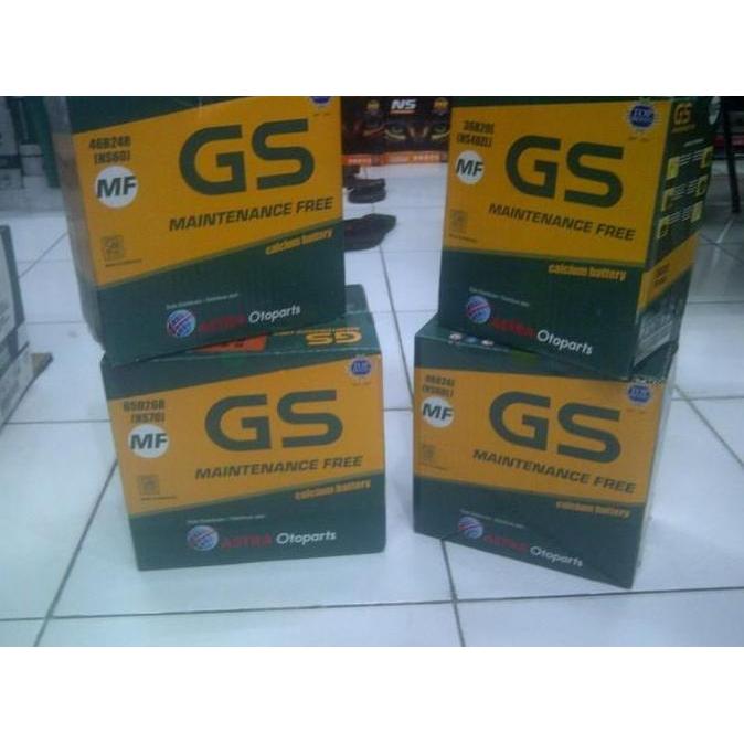 BEBAS ONGKIR - Aki Mobil GS ASTRA GSMF 34B19L 34 Ah 12V " 55625 " Honda New Jazz RS