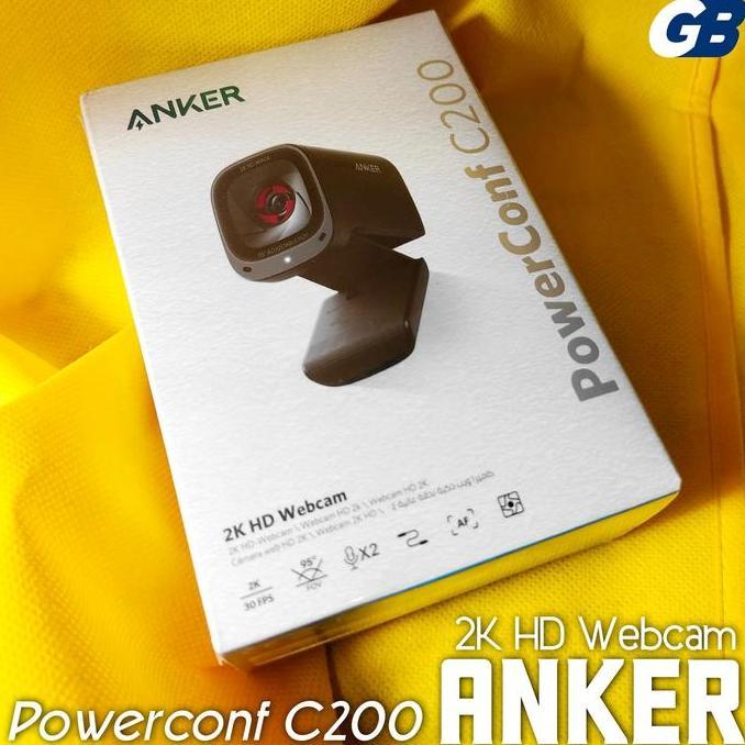 ANKER A3369 POWERCONF C200 2K AI STEREO MICS WEBCAM UNTUK PC LAPTOP COMPUTER PROMO TERBATAS