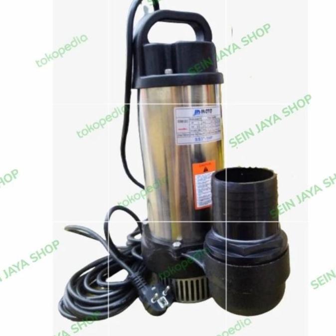 PROMO INOTO SS2" 1.0 HP POMPA CELUP SUBMERSIBLE 2" 750W STAINLESS UNTUK AIR KOTOR & BERSIH DENGAN DE