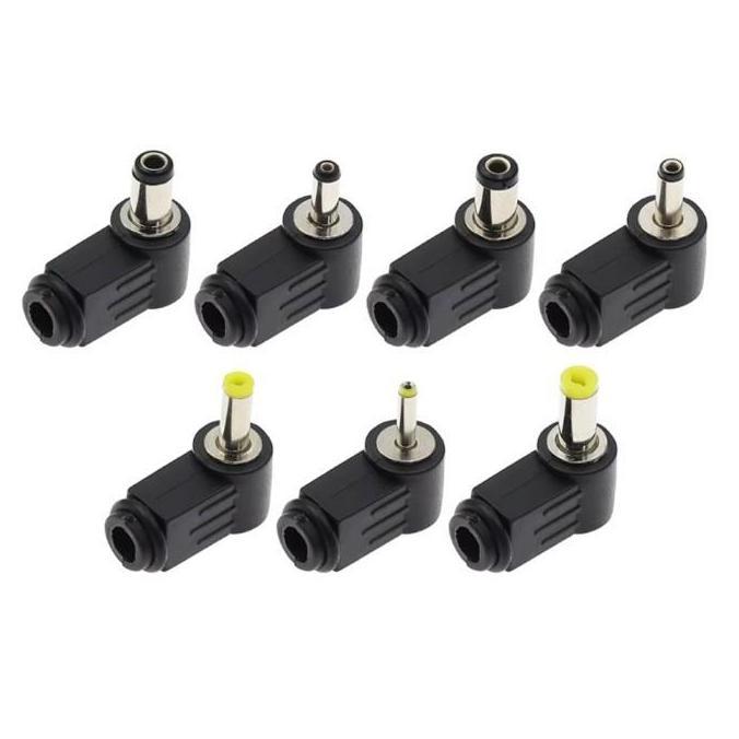 Jack DC Bengkok 4.0mm x 1.7mm L Male Plug Socket Power Adaptor Kabel 4.0x1.7 mm