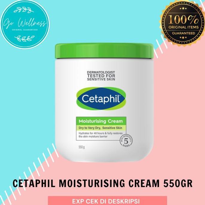 NEW CETAPHIL MOISTURISING MOISTURIZING CREAM 550GR BEST
