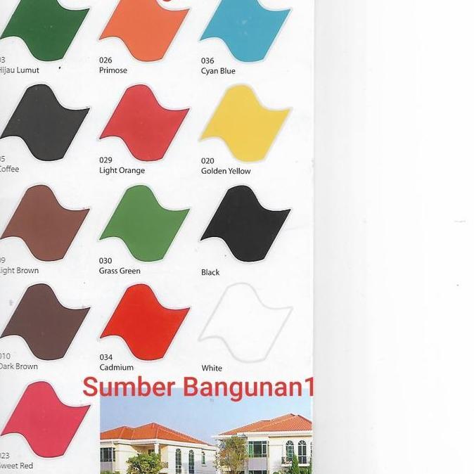 Cat Genteng STARLEX 1gallon warna cat exterior lapangan kolam trotoar