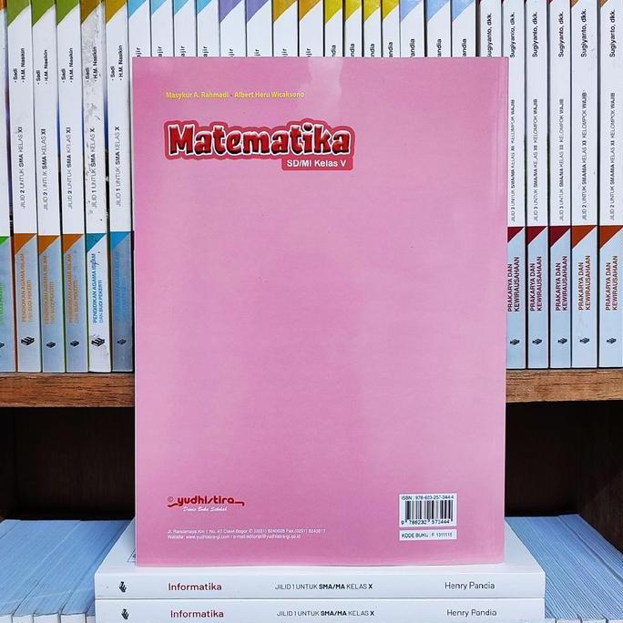 Buku Matematika Kelas 5 SD Kurikulum Merdeka Yudhistira