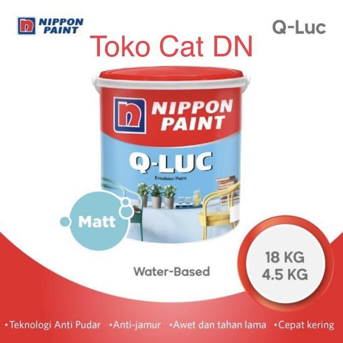 Cat Tembok Qluc nippon paint 1 pail 18 kg 1505 - white / putih