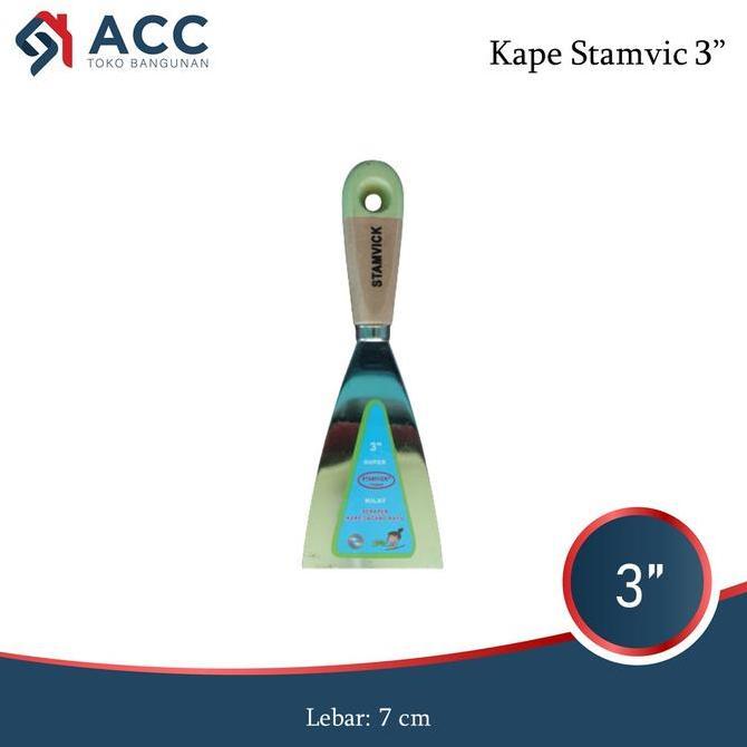 Stamvick Kape Gagang 3 inch / Kape Besi / Skrap Besi