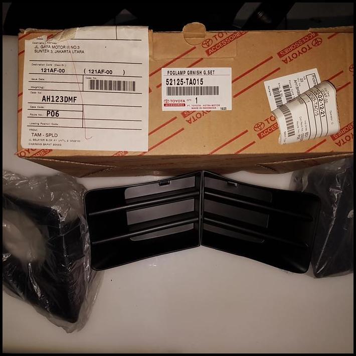 TERBARU COVER GARNISH BUMPER DEPAN MOBIL TOYOTA AVANZA TAHUN 2008 