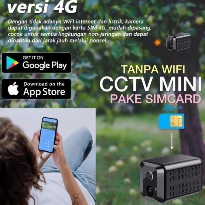 Promo Camera Cctv Mini 4G Simcard Tanpa Kabel