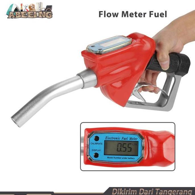 OSCHAR Fuel Meter Nozzle Digital Oil Delivery Gun Nozzle Gun Pertamina