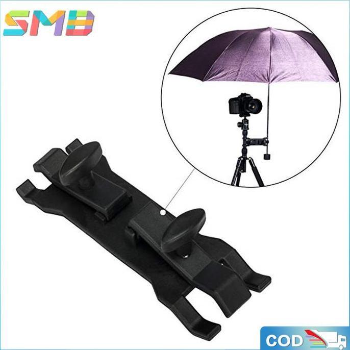 KIMDARY Stand Holder Payung Untuk Tripod Kamera-Klip Bracket Payung Tripod-Holder Payung Pegangan Tr