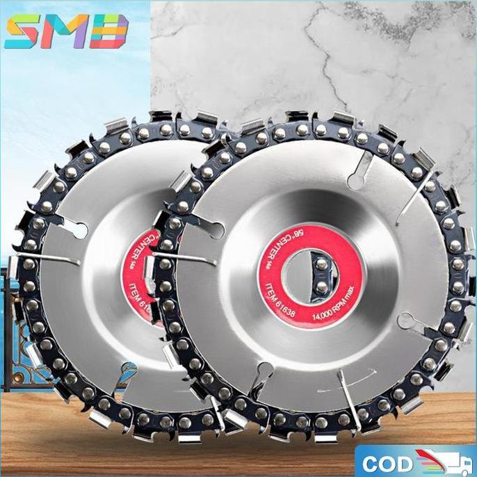 KIMDARY 4 inchMata Gerinda Chainsaw-Mata Gergaji Gerinda Kayu-Bilah Gergaji Slotting-Wood Carving Di