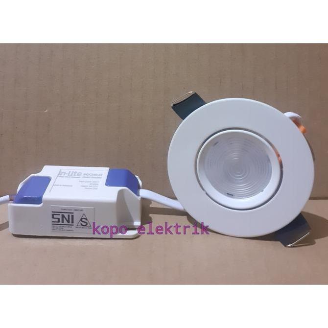 LED Panel Inlite 3 watt INDC240 | Inlite LED panel sorot 3