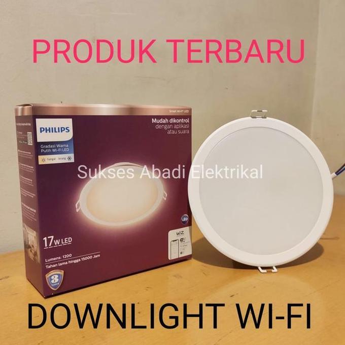LAMPU DOWNLIGHT SMART WiFi LED 17W PHILIPS 17 WATT TUNEABLE