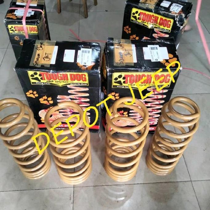 LAND CRUISER VX80 (BULBAR+WINCH)PER/COIL SPRINGS TOUGH DOG LIFT 2 INCH