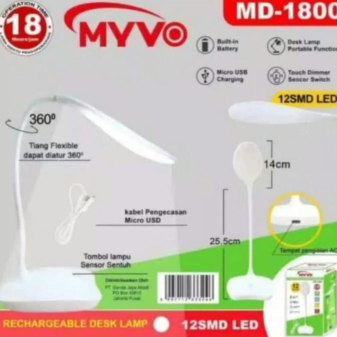 Lampu Meja Belajar MYVO / Lampu Belajar Led / Lampu Baca