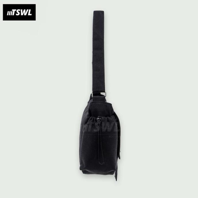 BELANJA SEKARANG tas selempang cowok skena sling bag canvas kanvas mini kecil pria wanita outfit ker