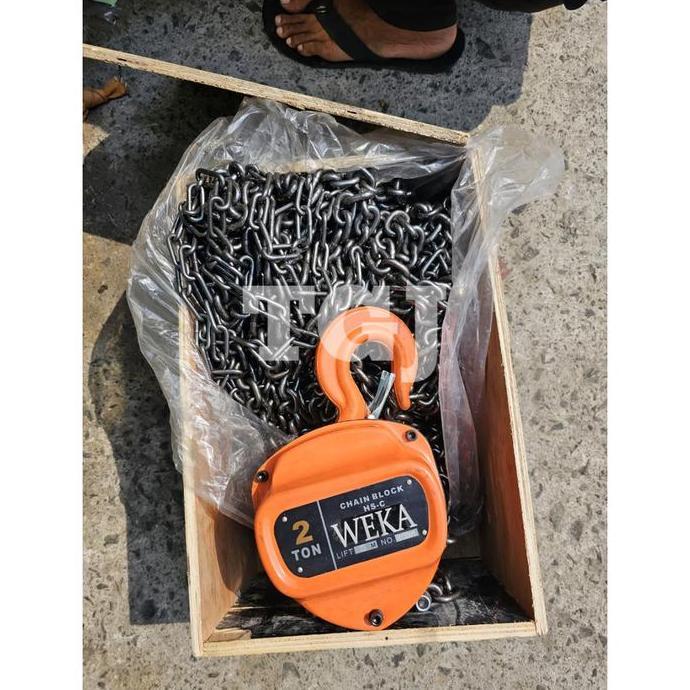 Sale Chain Block Weka 2 Ton X 3M 5M 6M 10M 12M 15M Katrol Takel 2 Ton