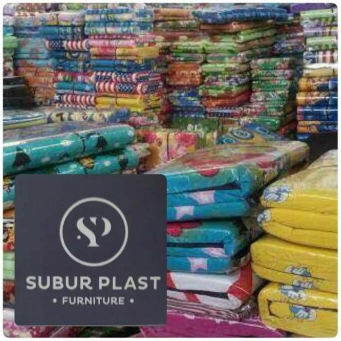 SUBUR PLAST Kasur Lipat Busa Dacron Murah 90x170x5 cm Praktis Hemat Tidur Nyenyak Kualitas Asli Furn