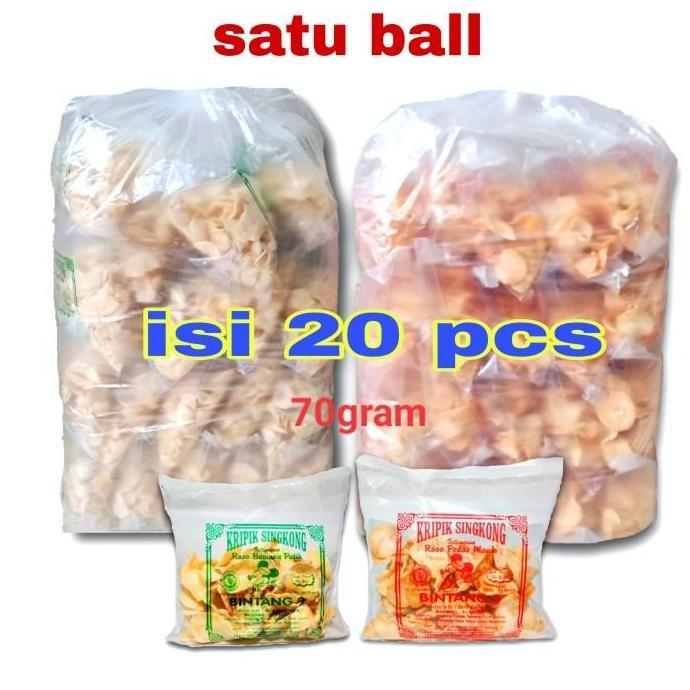 1 Ball Kripik Singkong Bintang 9 Madura - Keripik Singkong Manding