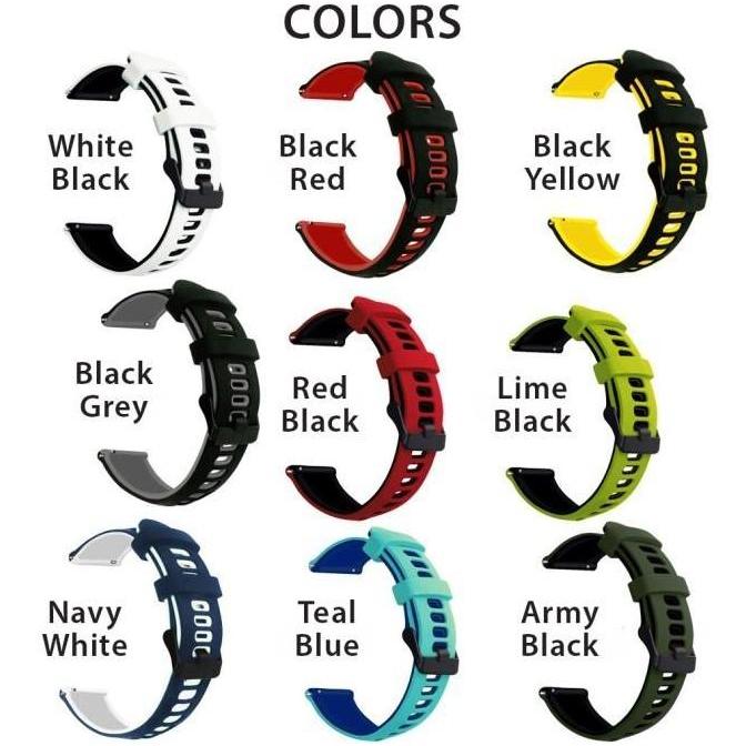 Strap Tali Jam Amazfit T-Rex Pro / Amazfit T-Rex Model Two Tone Rubber