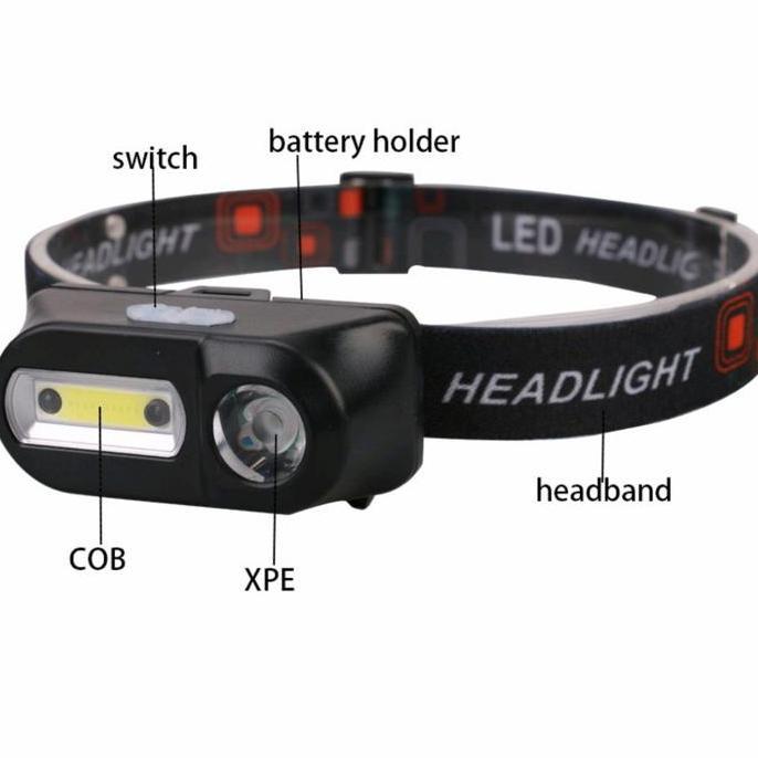 lamp USB Rechargeae Sensor lht Outdoor Mini Senter Kepala