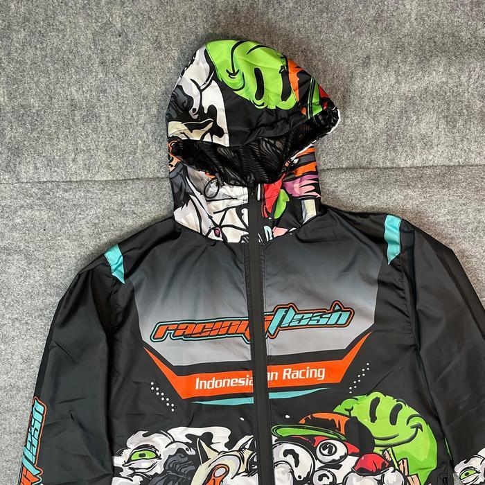 Jaket Racing Flash Bahan Parasut/Jaket Racing Bahan Parasut Model Terbaru Original Dan Terpercaya