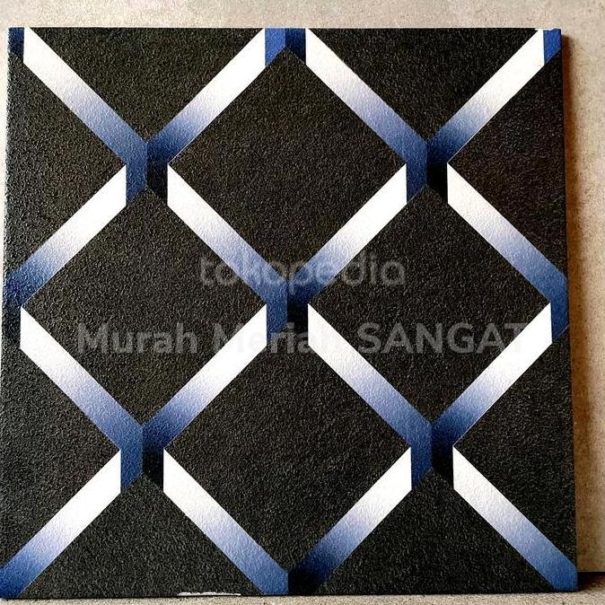 KERAMIK 40X40 HITAM BINTIK GRANITO