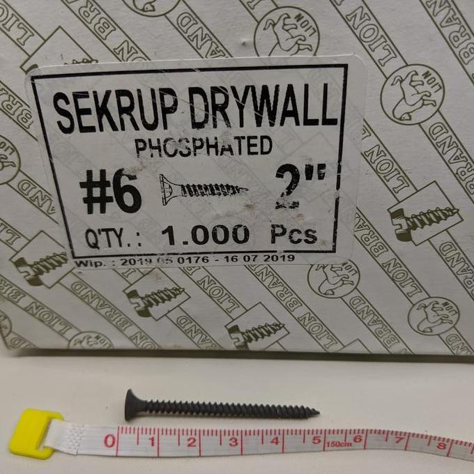 Nutbolt- Skrup Gypsum 2" 5Cm Eceran