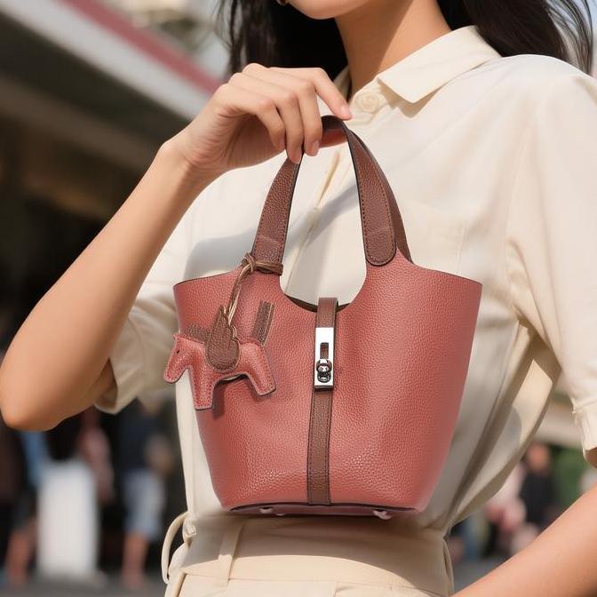 Kasora- Tas Wanita Cn6004: Tas Keranjang Sayuran Fashion / Bucket Bag All-Match Model Terbaru 2026 -