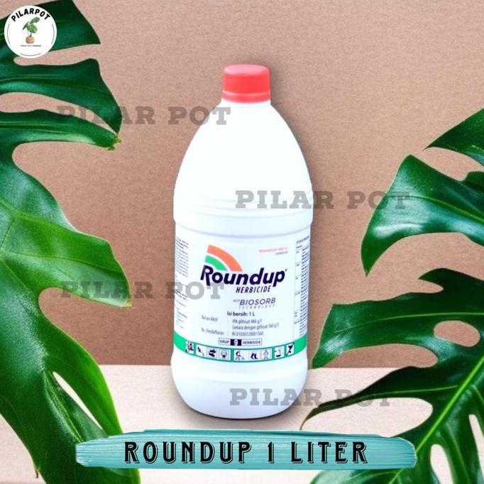 Pembasmi Rumput&Alang2 Roundup 486 Sl Herbisida 1Liter Terbaru 