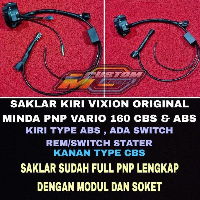 Saklar Vixion PNP Vario 160 ABS CBS Holder Vixion PNP Vario NEW 160